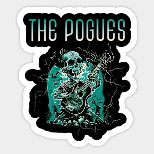 THE POGUES BAND XMAS Sticker